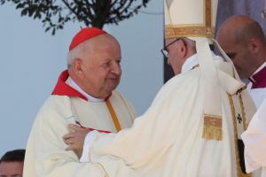 papież franciszek w brzegach